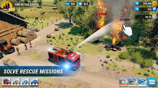 EMERGENCY HQ: firefighter game screenshot 2