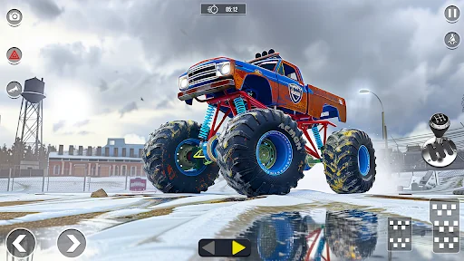 Monster Truck Stunt Truck Game