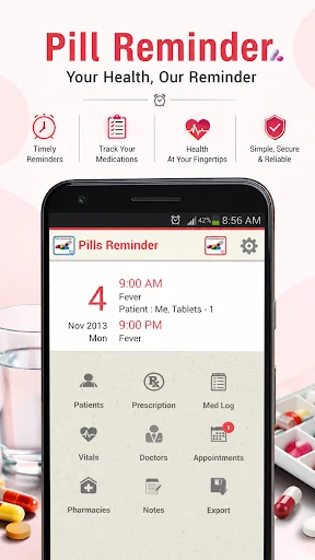 Pill Reminder: Medicine Alarm