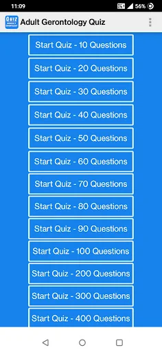 Adult Gerontology Quiz