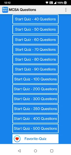 MCSA Questions