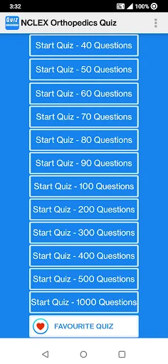 NCLEX Orthopedics Quiz