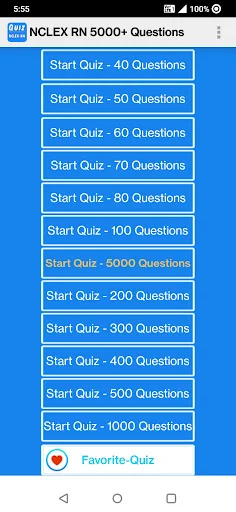 NCLEX-RN Quiz 5000 Questions screenshot 1