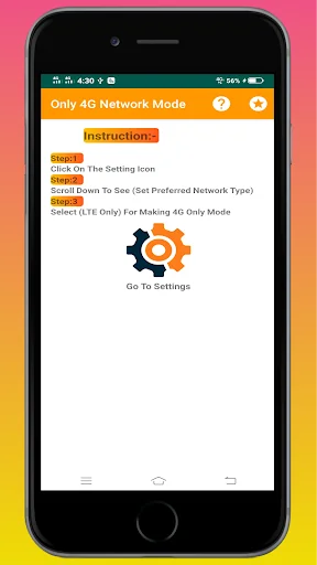Only 4G Network Mode screenshot 1
