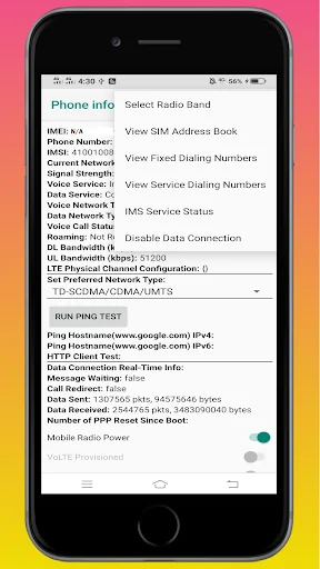 Only 4G Network Mode screenshot 4
