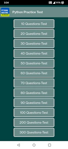 Python Practice Test