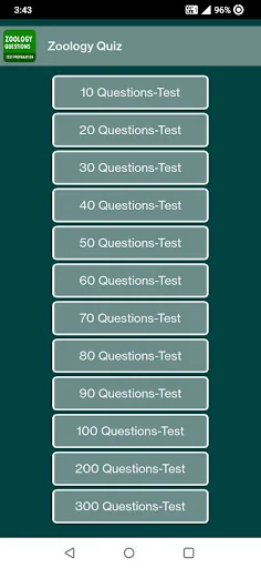 Zoology Quiz