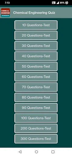 Chemical Engineering Exam