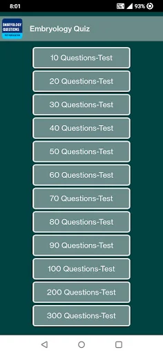 Embryology Quiz
