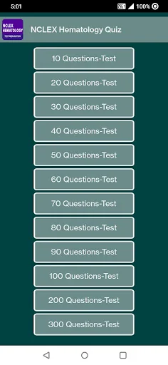 Hematology Quiz Questions