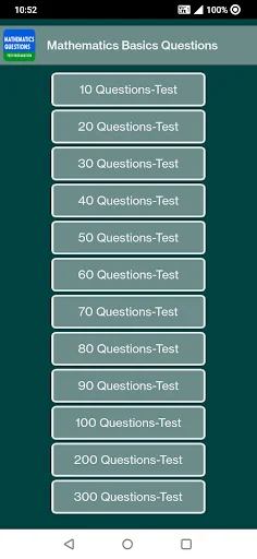 Mathematics Basics Questions