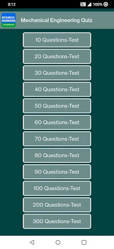 Mechanical Engineering Quiz