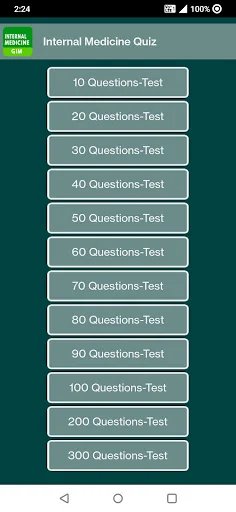 Internal Medicine Quiz