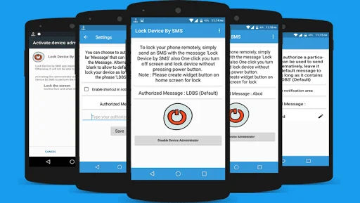 Lock Device By Sms