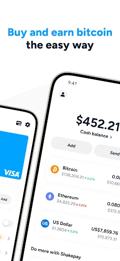 Shakepay: Buy Bitcoin Canada app screenshot