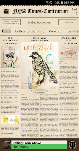 Neil Young Archives screenshot 2