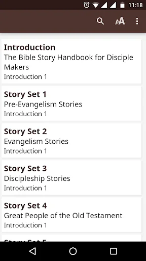 Bible Story Handbook