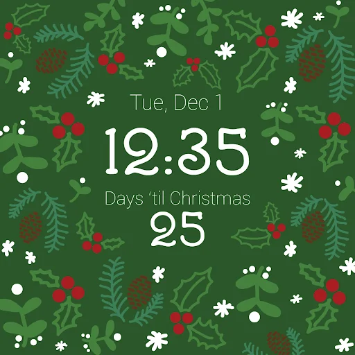 Christmas Countdown Watch Face screenshot 2