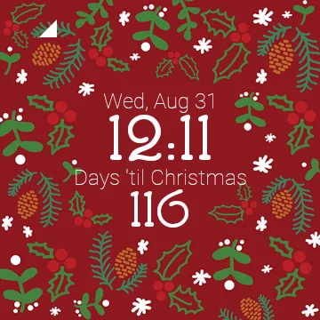 Christmas Countdown Watch Face screenshot 3
