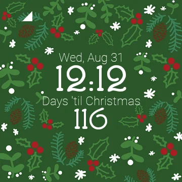 Christmas Countdown Watch Face screenshot 4