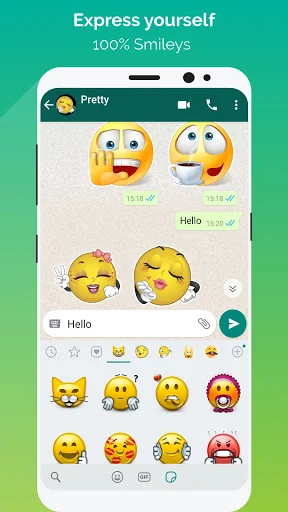 WeSmile Smileys (WASticker) screenshot 1