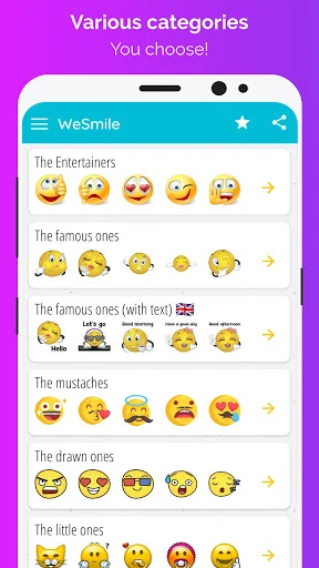 WeSmile Smileys (WASticker) screenshot 3
