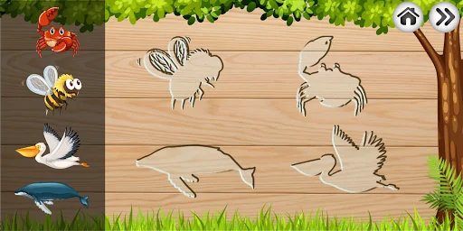 Animals puzzle games for kids