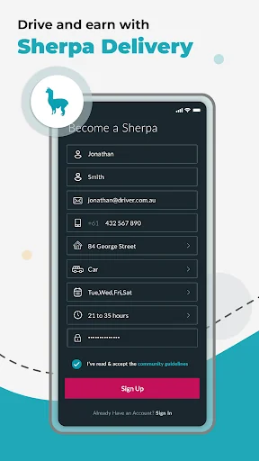 Sherpa Driver