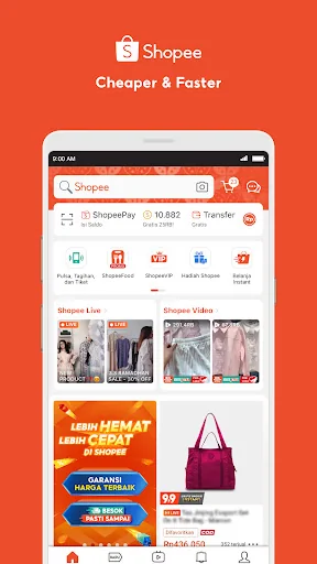 Shopee Indonesia screenshot 1