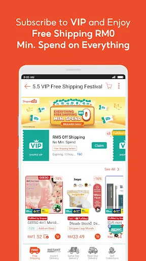 Shopee 5.5 VIP Free Shipping screenshot 3