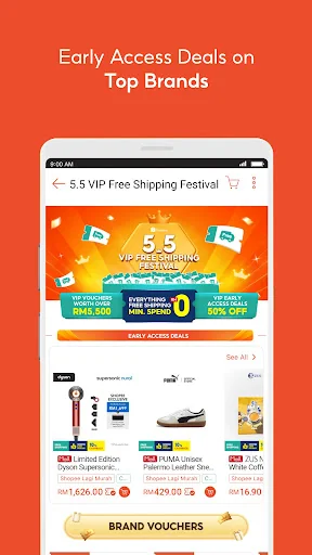 Shopee 5.5 VIP Free Shipping screenshot 4