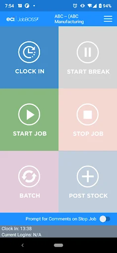 JobBOSS²  Employee DC