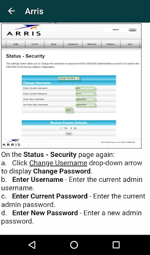 How to change router password screenshot 3