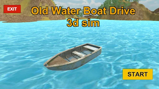 Old Water Boat Drive 3d sim