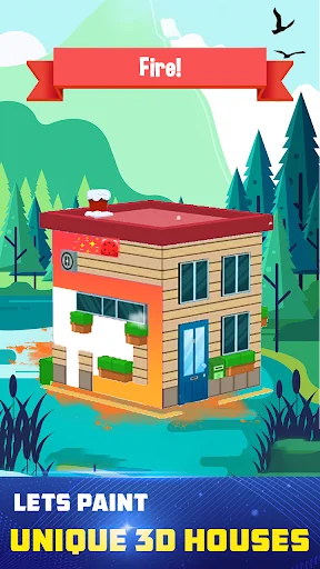 Paint City 3D  -  Color House 