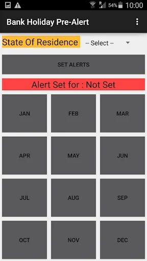 Bank Holidays Pre-Alert