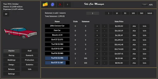Idle Car Manager screenshot 2