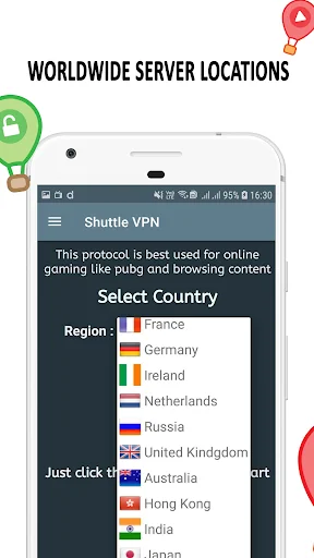 VPN Shuttle: Fast & Secure VPN screenshot 1