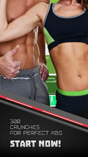 300 sit-ups abs workout screenshot 1