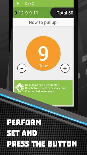 50 Pull-ups workout BeStronger screenshot 4