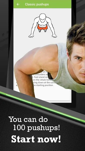 100 Pushups workout BeStronger screenshot 1