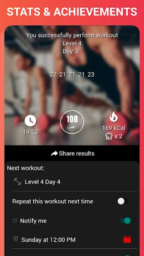 Burpee workout BeStronger screenshot 3