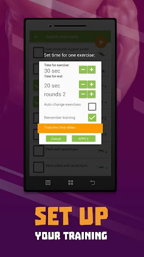 Plank workout BeStronger screenshot 4