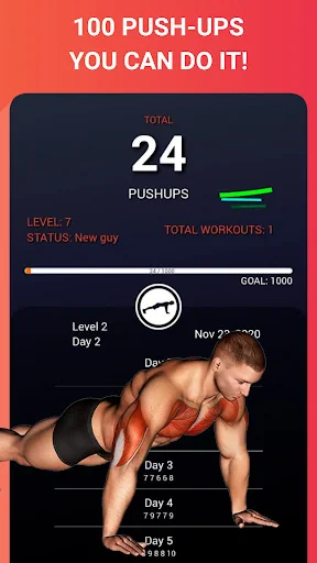 100 Push-ups BeStronger