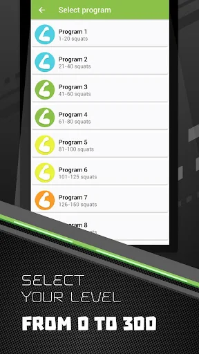 300 Squats workout BeStronger screenshot 2
