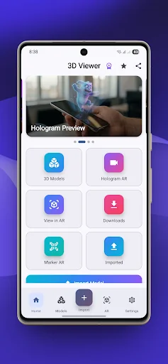 3D Viewer Pro - AR & Hologram