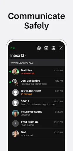Sideline: 2nd Phone Line App screenshot 4