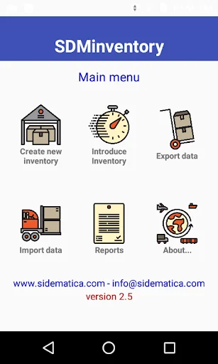 SDM warehouse inventory