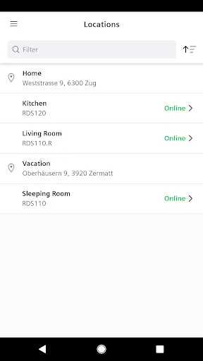 Siemens Smart Thermostat RDS screenshot 1
