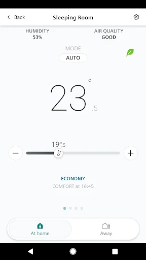 Siemens Smart Thermostat RDS screenshot 2